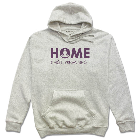 THE HOT YOGA SPOT | HOODIE | HOME LOGO PURPLE