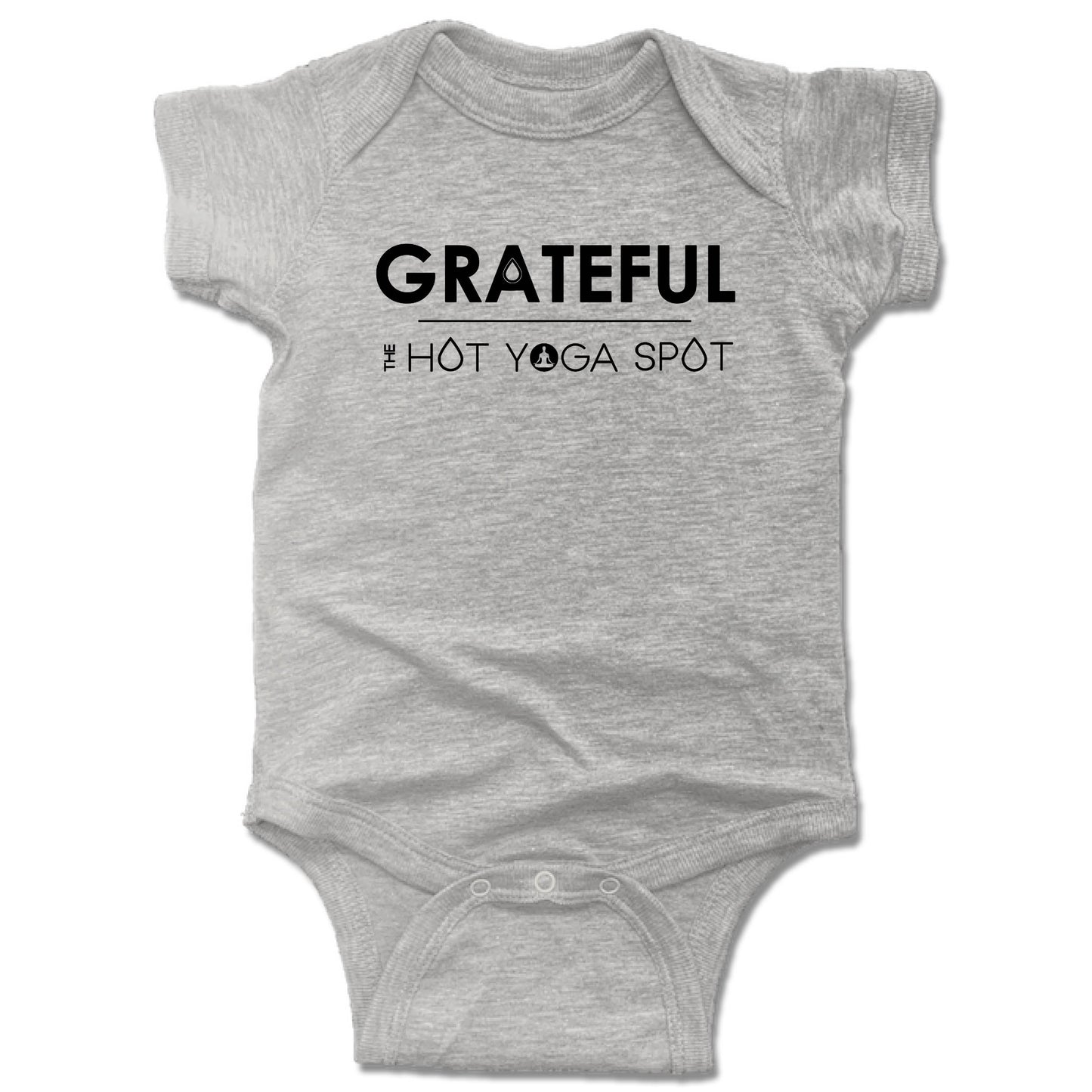 THE HOT YOGA SPOT | GRAY ONESIE | GRATEFUL