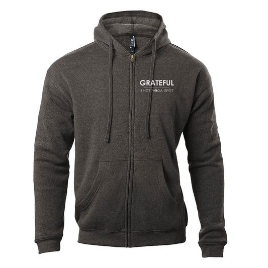 THE HOT YOGA SPOT | ZIP HOODIE | YOGA SPOT GRATEFUL