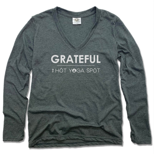 THE HOT YOGA SPOT | LADIES' LONG SLEEVE TEE | YOGA SPOT GRATEFUL